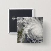 Tropische cycloon Ivan nadert Madagaskar Vierkante Button 5,1 Cm (Voorkant /achterkant)
