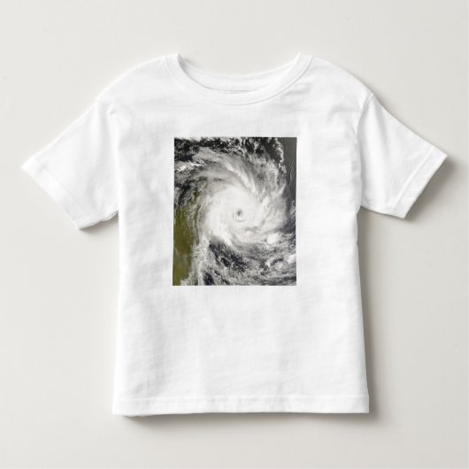 Tropische cycloon Ivan over Madagascar Kinder Shirts (Voorkant)