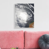 Tropische cycloon Jacob nadert Australië Canvas Afdruk (Insitu (Woonkamer))