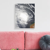 Tropische cycloon Jacob nadert Australië Canvas Afdruk (Insitu (Woonkamer))