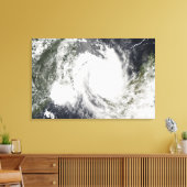 Tropische cycloon Jokwe Canvas Afdruk (Insitu (Woonkamer))
