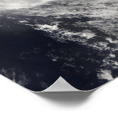 Tropische cycloon Jokwe in het Mozambikaanse kanaa Poster (Hoek)