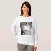 Tropische cycloon Jokwe in het Mozambikaanse kanaa T-shirt (Voorkant volledig)