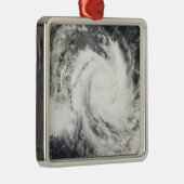 Tropische cycloon Jokwe Metalen Ornament (Rechts)