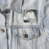 Tropische cycloon Jokwe Vierkante Button 5,1 Cm (In situ)