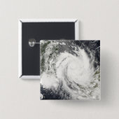 Tropische cycloon Jokwe Vierkante Button 5,1 Cm (Voorkant /achterkant)