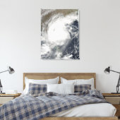 Tropische cycloon Laila Canvas Afdruk (Insitu (Slaapkamer))