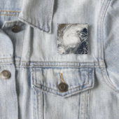 Tropische cycloon Laila Vierkante Button 5,1 Cm (In situ)