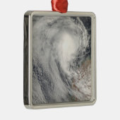 Tropische cycloon Melanie uit Australië Metalen Ornament (Rechts)