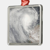 Tropische cycloon Melanie uit Australië Metalen Ornament (Links)