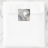 Tropische cycloon Melanie uit Australië Vierkante Sticker (Tas)