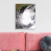 Tropische cycloon Nargis Canvas Afdruk (Insitu (Woonkamer))