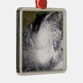 Tropische cycloon Nargis Metalen Ornament (Rechts)