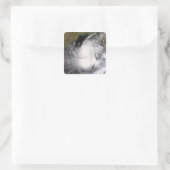 Tropische cycloon Nargis Vierkante Sticker (Tas)