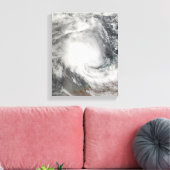 Tropische cycloon Nicholas nadert Australië Canvas Afdruk (Insitu (Woonkamer))