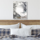 Tropische cycloon Nicholas nadert Australië Canvas Afdruk (Insitu (Slaapkamer))