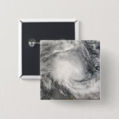 Tropische cycloon Nicholas nadert Australië Vierkante Button 5,1 Cm (Voorkant /achterkant)
