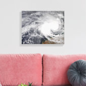 Tropische cycloon Nicholas uit Australië Canvas Afdruk (Insitu (Woonkamer))