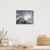 Tropische cycloon Nicholas uit Australië Poster (Keuken)