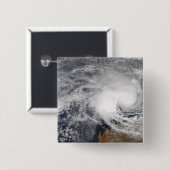 Tropische cycloon Nicholas uit Australië Vierkante Button 5,1 Cm (Voorkant /achterkant)