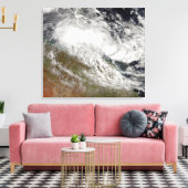 Tropische cycloon Olga over noordoostelijk Austral Canvas Afdruk (Insitu (Woonkamer))