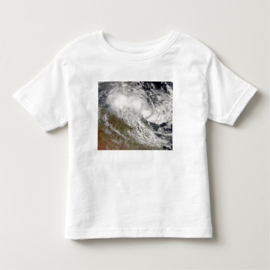 Tropische cycloon Olga over noordoostelijk Austral Kinder Shirts (Voorkant)