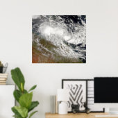 Tropische cycloon Olga over noordoostelijk Austral Poster (Thuiskantoor)