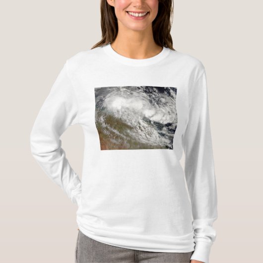 Tropische cycloon Olga over noordoostelijk Austral T-shirt (Voorkant)