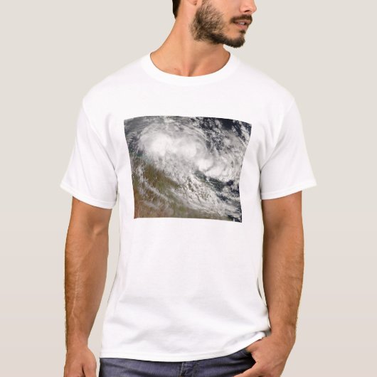 Tropische cycloon Olga over noordoostelijk Austral T-shirt (Voorkant)