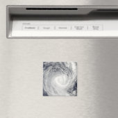 Tropische cycloon Oli voor de kust van Tahiti Magneet (Insitu (Vaatwasser))