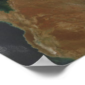 Tropische cycloon Ophelia uit Australië Poster (Hoek)