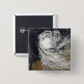 Tropische cycloon Ophelia uit Australië Vierkante Button 5,1 Cm (Voorkant /achterkant)