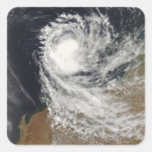 Tropische cycloon Ophelia uit Australië Vierkante Sticker