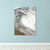 Tropische cycloon Paul over Australië 2 Canvas Afdruk (Insitu (Houten vloer))