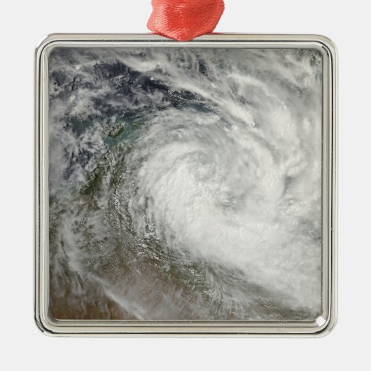 Tropische cycloon Paul over Australië 2 Metalen Ornament (Voorkant)