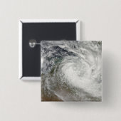 Tropische cycloon Paul over Australië 2 Vierkante Button 5,1 Cm (Voorkant /achterkant)