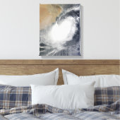 Tropische cycloon Phet in het Arabische Zee Canvas Afdruk (Insitu (Slaapkamer))