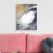 Tropische cycloon Phet in het Arabische Zee Canvas Afdruk (Insitu (Woonkamer))
