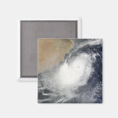 Tropische cycloon Phet in het Arabische Zee Magneet (Voorkant / Achterkant)