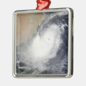 Tropische cycloon Phet in het Arabische Zee Metalen Ornament (Links)
