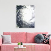 Tropische cycloon Yasi Canvas Afdruk (Insitu (Woonkamer))