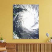 Tropische cycloon Yasi Canvas Afdruk (Insitu (Woonkamer))