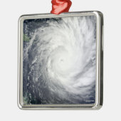 Tropische cycloon Yasi Metalen Ornament (Links)