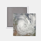 Tropische cycloon Yasi over Australië 2 Magneet (Voorkant / Achterkant)