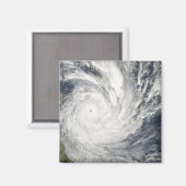 Tropische cycloon Yasi over Australië Magneet (Voorkant / Achterkant)