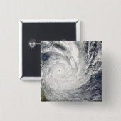 Tropische cycloon Yasi over Australië Vierkante Button 5,1 Cm (Voorkant /achterkant)