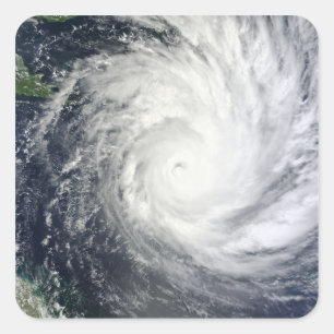 Tropische cycloon Yasi Vierkante Sticker