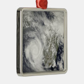 Tropische cycloonen Eric en Fanele 2 Metalen Ornament (Rechts)