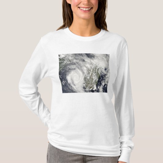 Tropische cycloonen Eric en Fanele 2 T-shirt (Voorkant)