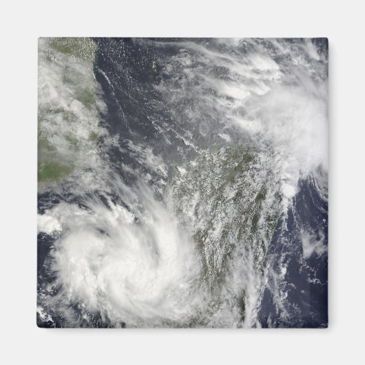 Tropische cycloonen Eric en Fanele Magneet (Voorkant)
